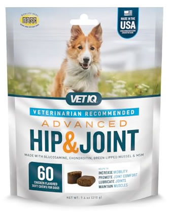 VetIQ Advanced Hip & Joint Chews For Dogs vetiq advanced hip & joint chews for dogs